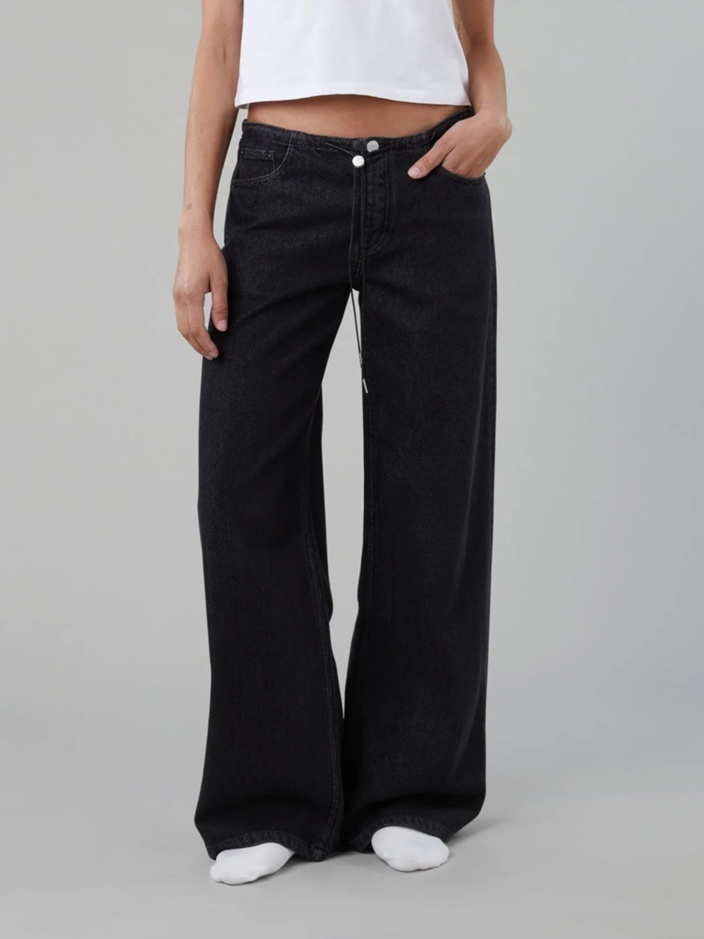 Still Here Cool Jean in Washed Black